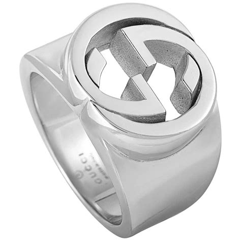 gucci silver band ring|gucci ring from house of.